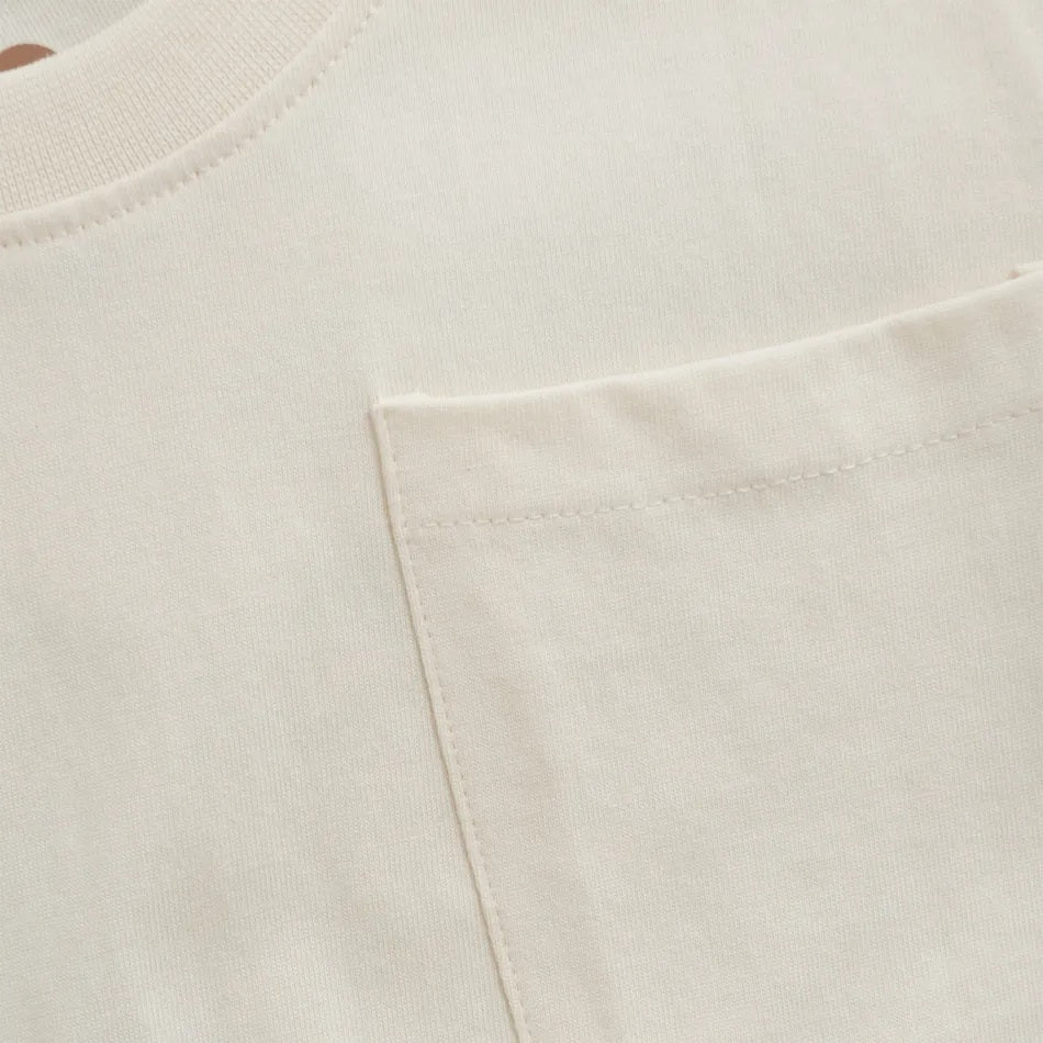 Organic Cotton Essential Egret Palm Tee