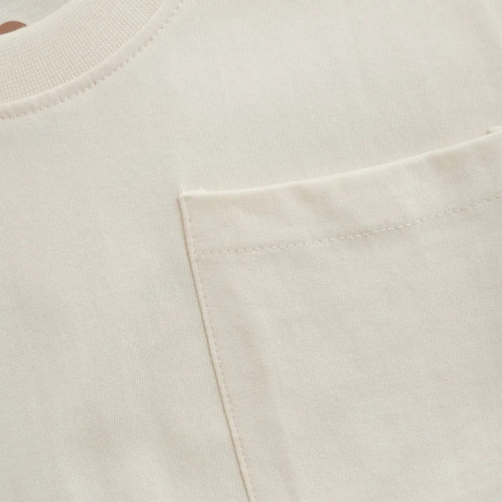 Organic Cotton Essential Egret Palm Tee