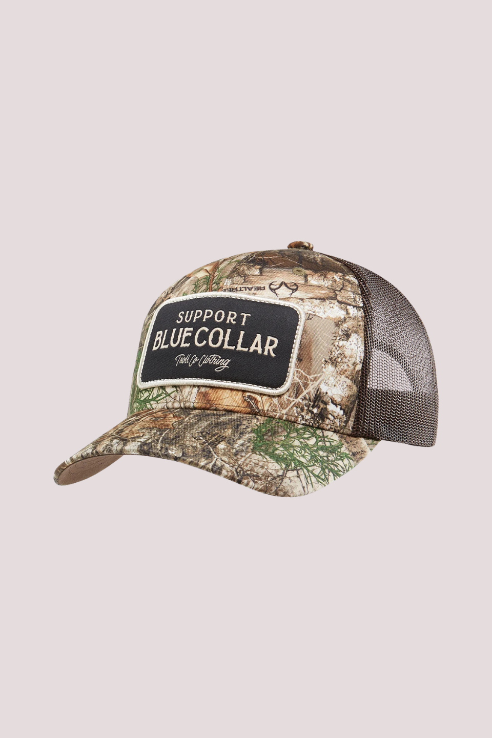 TROLL CO. SBC Realtree Barricade Curved Brim Trucker Hat