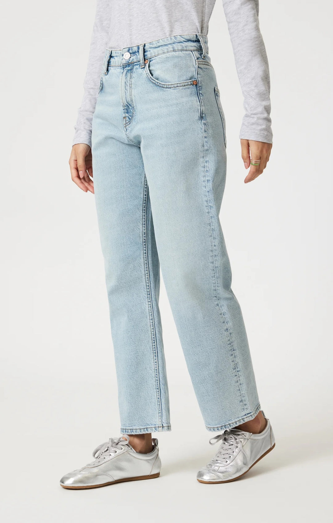 Savannah Straight Leg Jeans | Bleached Classic Blue