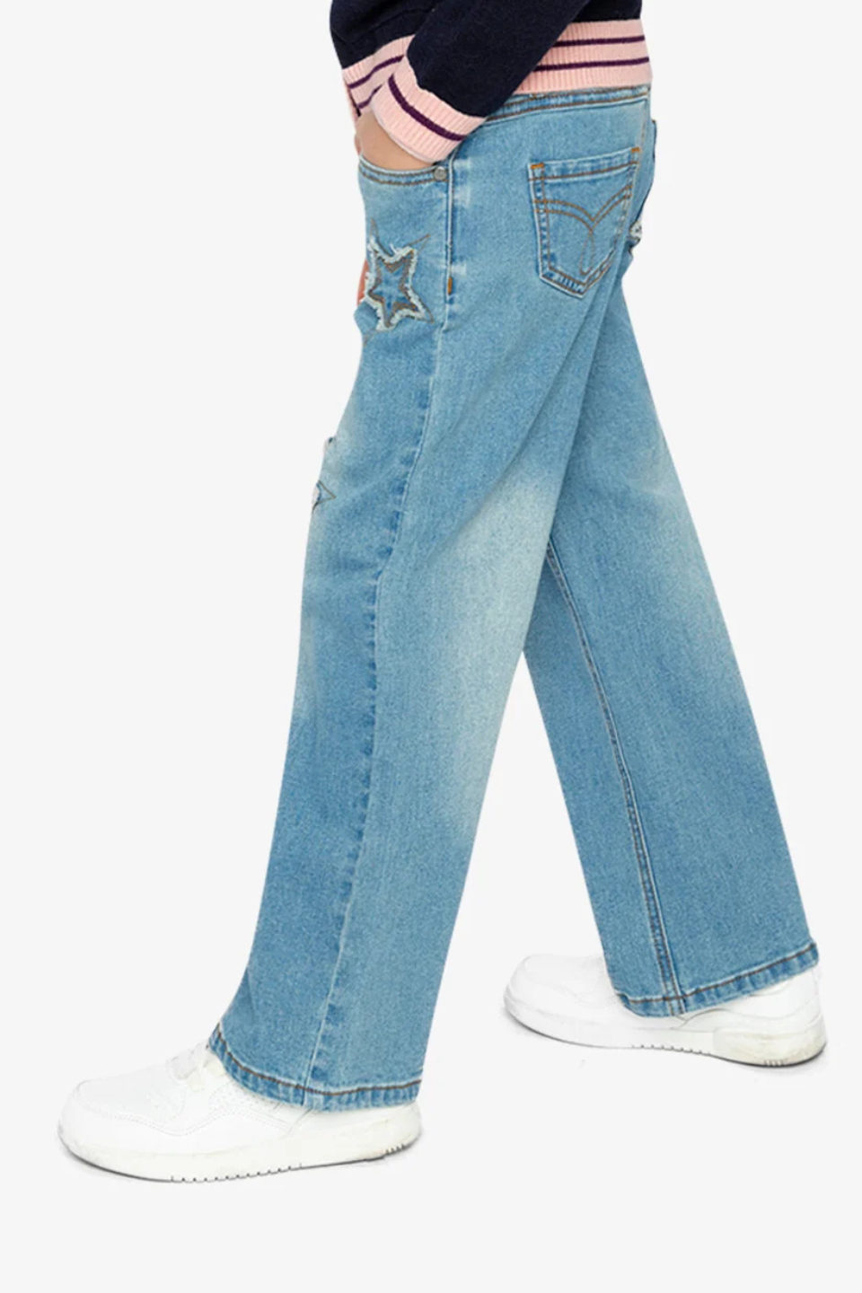 Deux Par Deux Jeans Navy Blue Denim