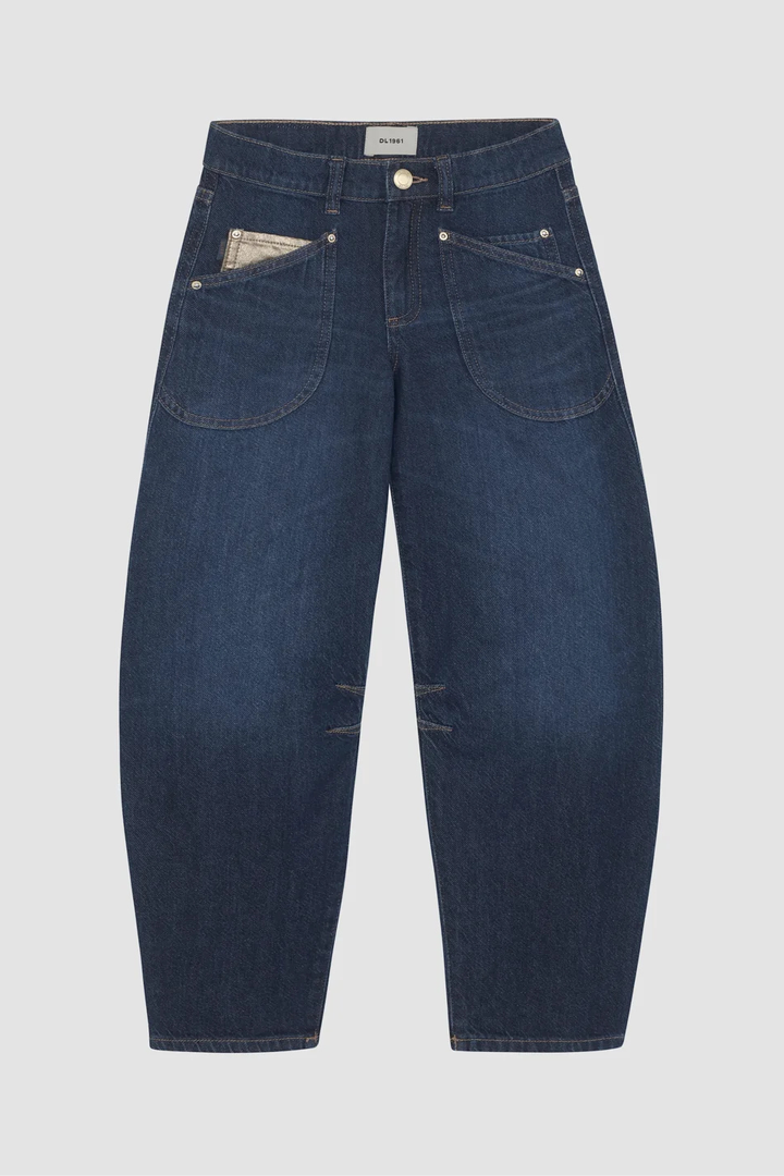 DL1961 Girls’ Lilia Relaxed Barrel Jeans