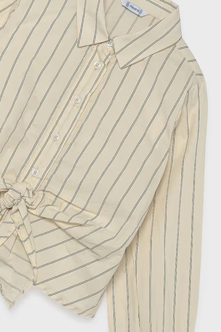 Mayoral Girl Tie-Front Blouse