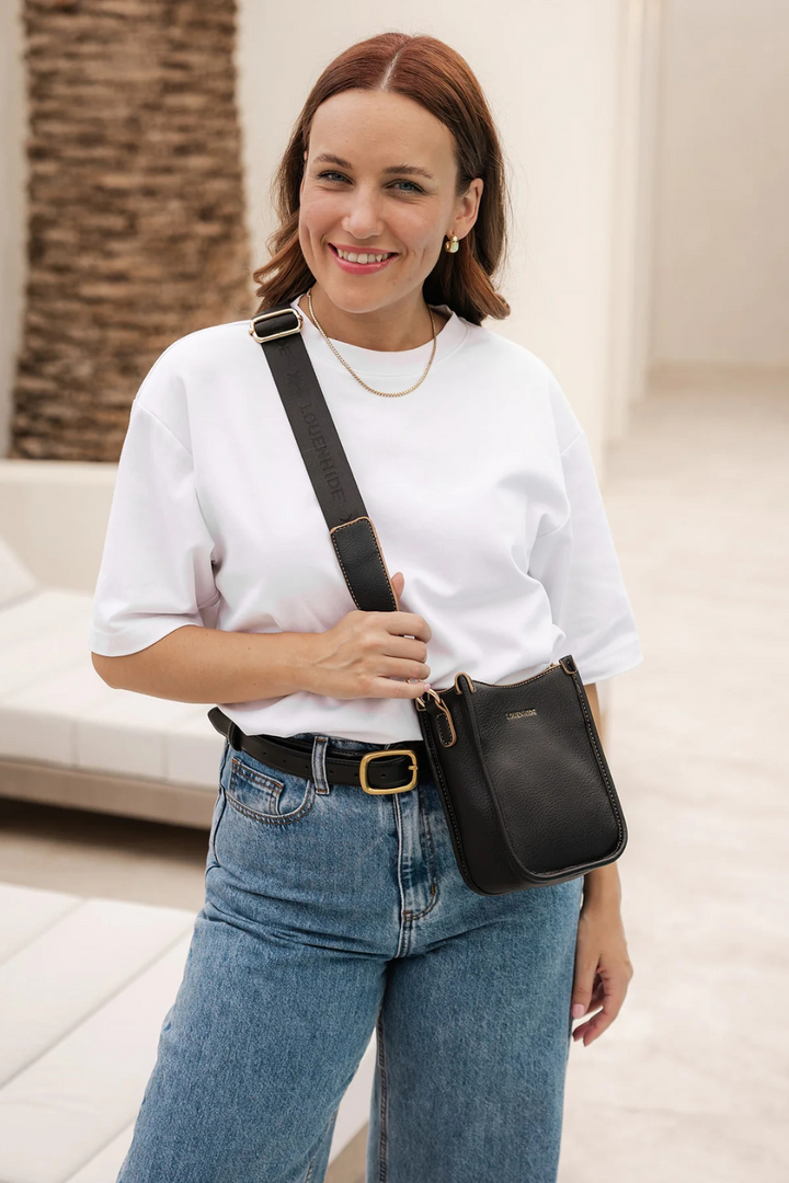 Parker Crossbody Bag in Black