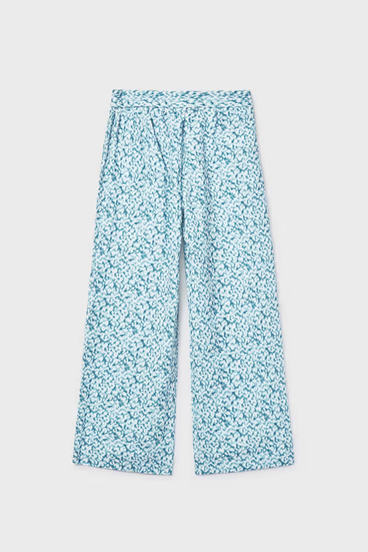 Printed Wide Leg Pants - Hot Peppers Clothing