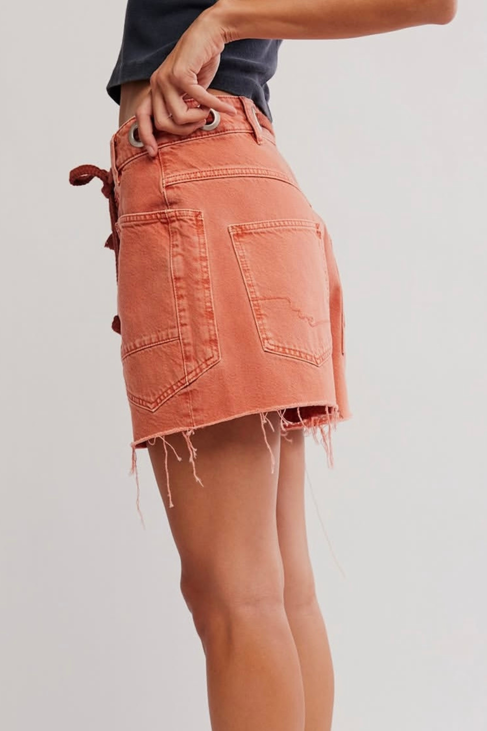 We The Free Moxie Barrel Shorts in Sunset FREE PEOPLE