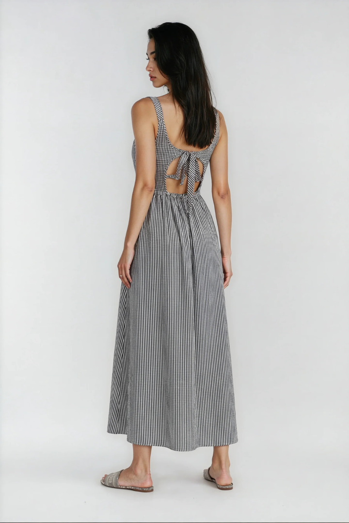 Jules Tie Back Dress - Hot Peppers Clothing
