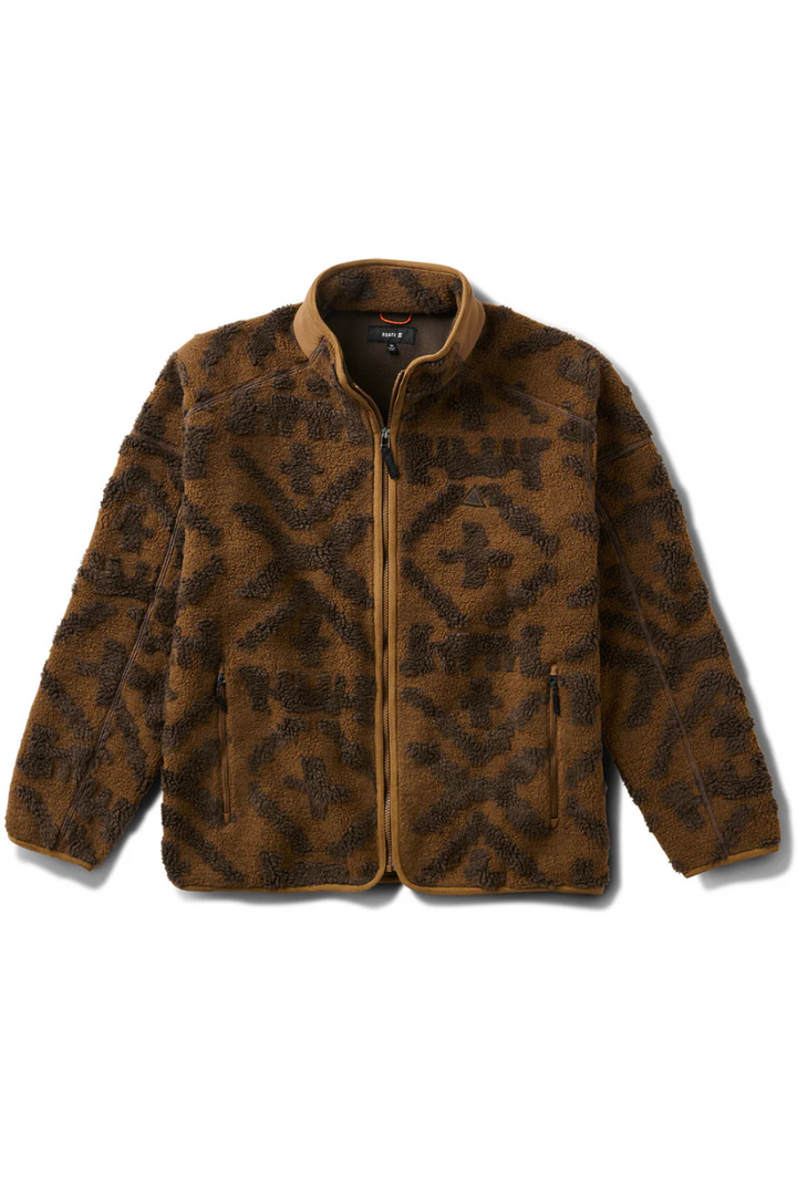 Campover Jacquard Sherpa Zip Fleece