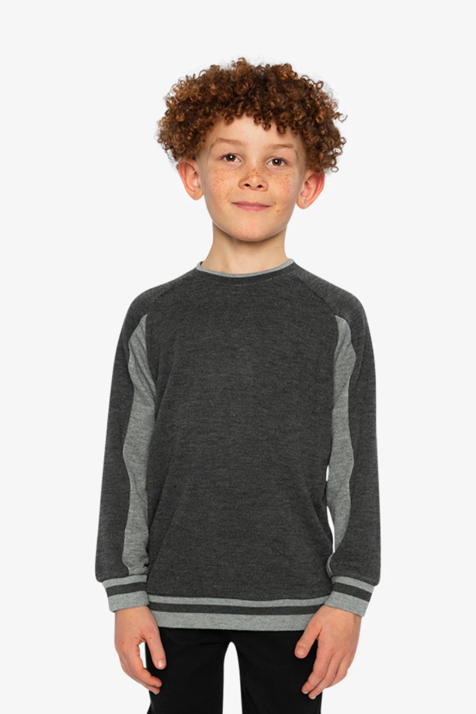 Deux Par Deux Flat Back Rib Sweatshirt