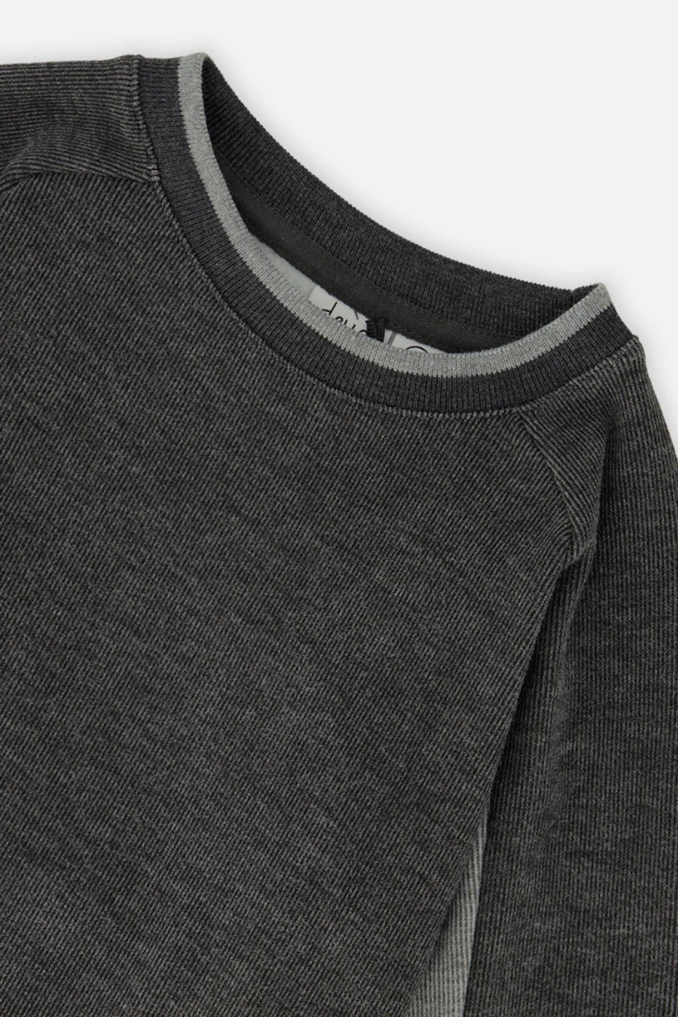 Deux Par Deux Flat Back Rib Sweatshirt