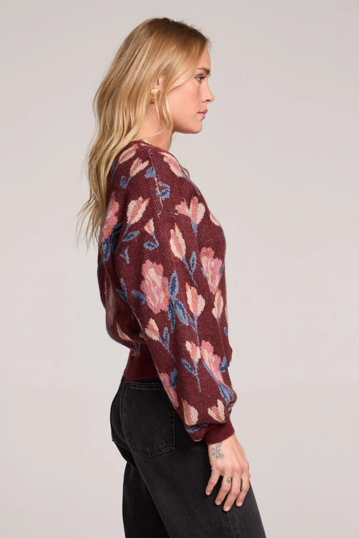 Ronnie Sangria Sweater
