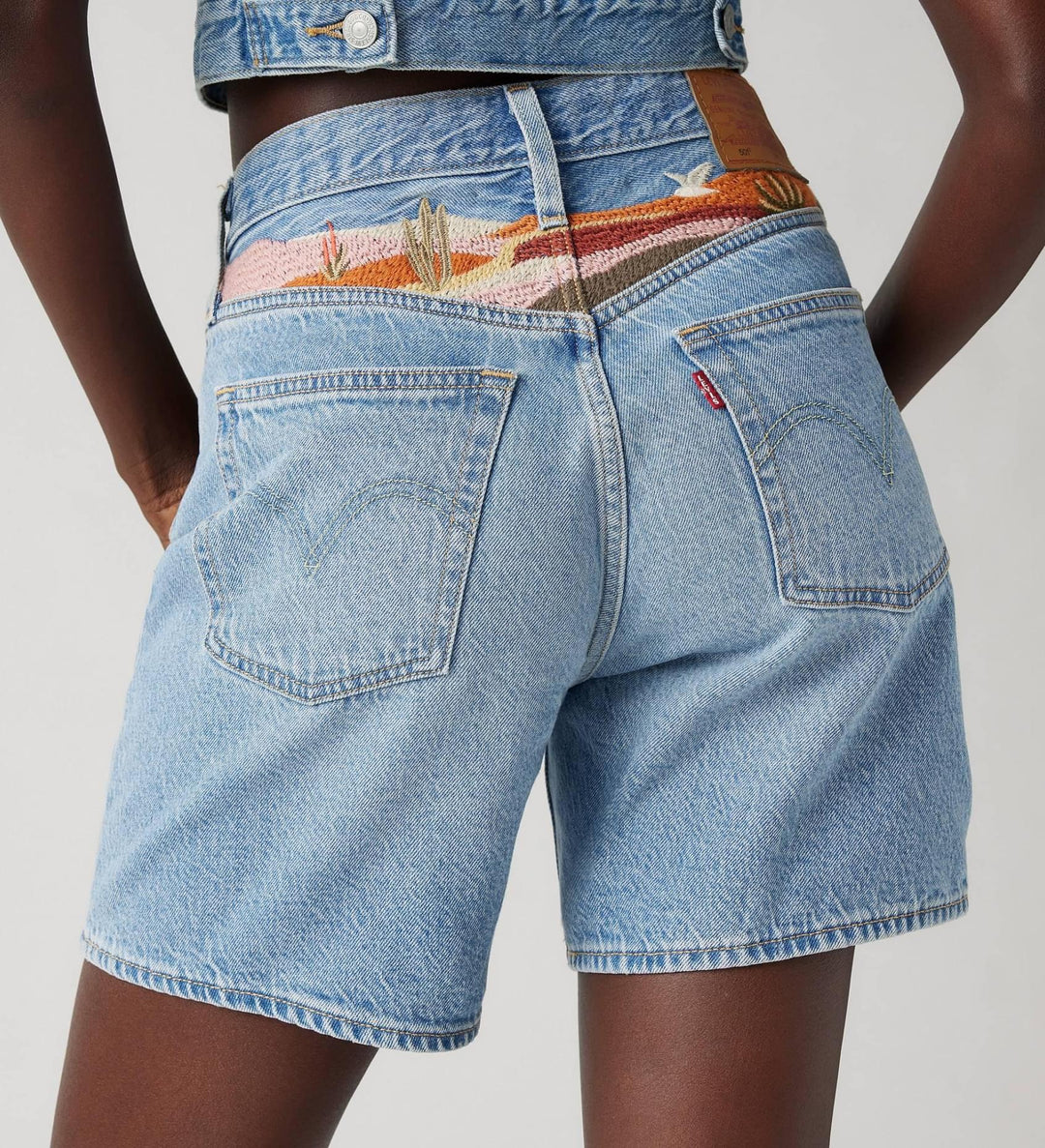 501 Mid Thigh Shorts | Desert Utopia