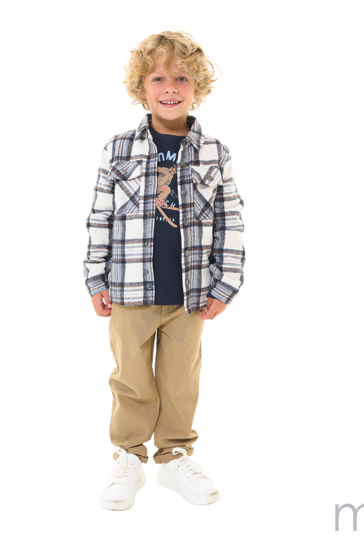 Bluefin Plaid Shacket