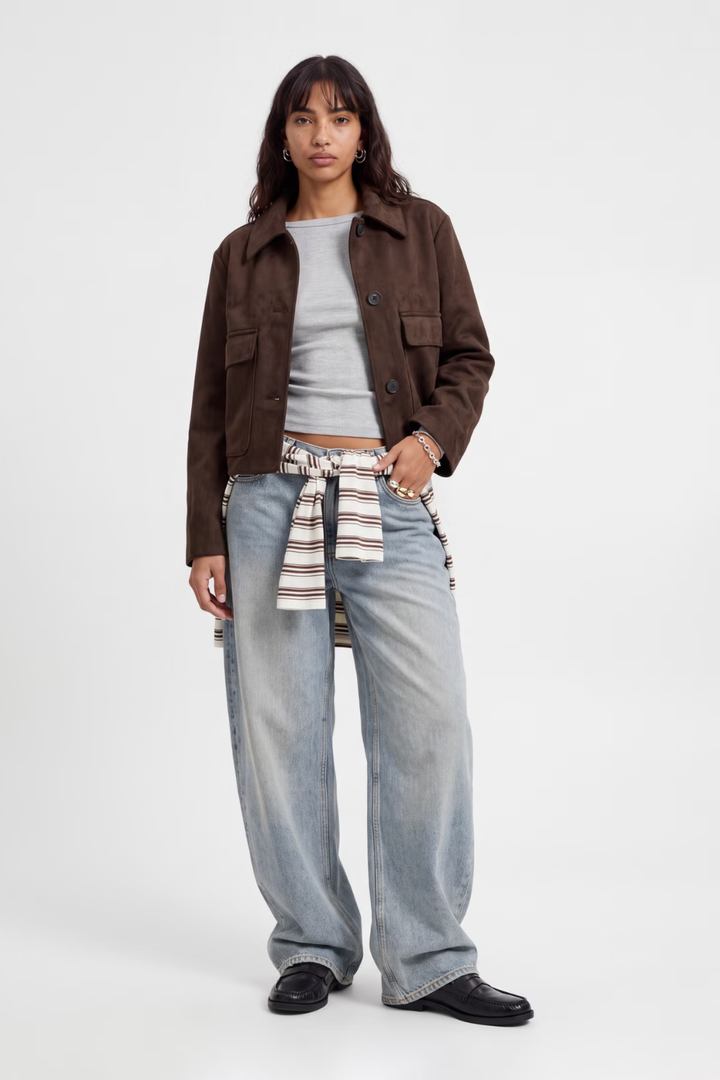 JJXX Luisa Brushed Spread Collar Jacket