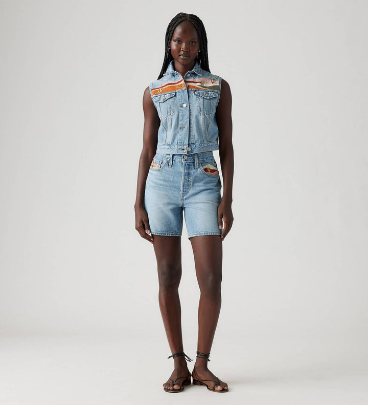 501 Mid Thigh Shorts | Desert Utopia
