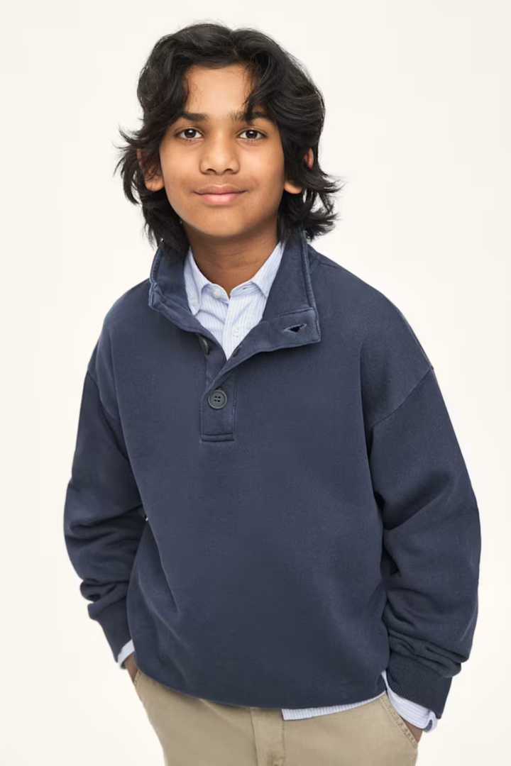 Boston Boys Funnel Neck Sweatshirt