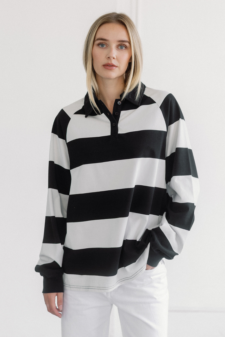 Brunette The Label Rugby Polo Shirt