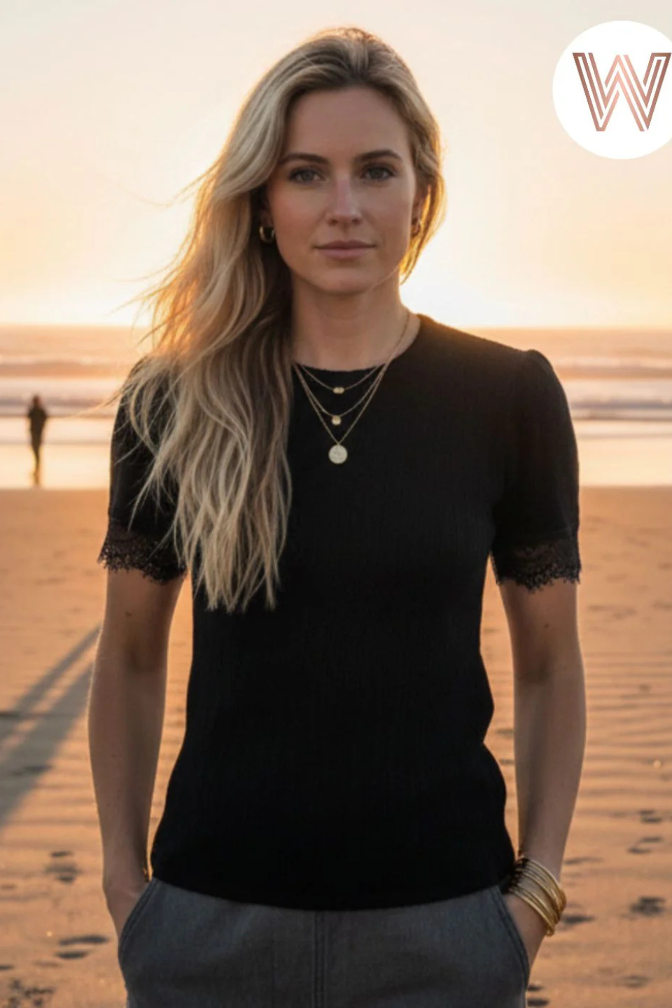 Giselle top in Black