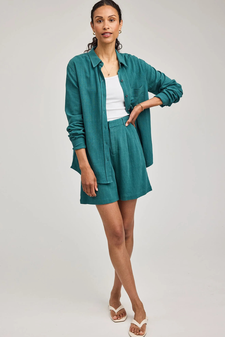 Portia Button Down Shirt - Hot Peppers Clothing