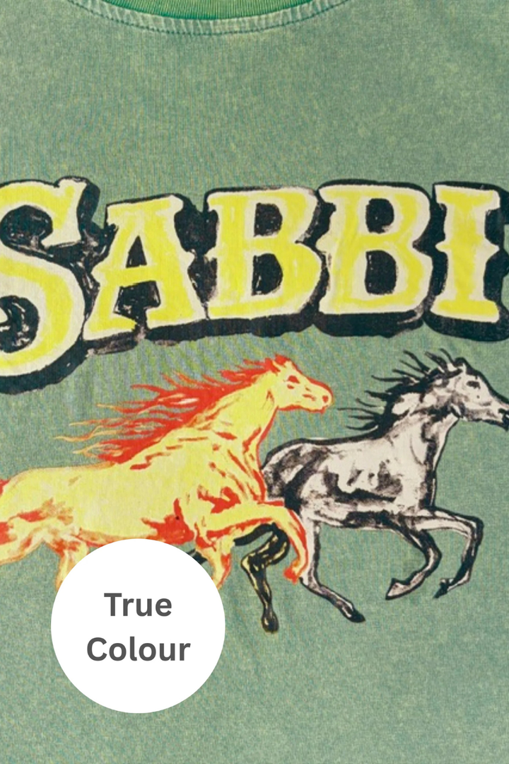 SABBI NEIGH SAYER LONG SLEEVE TEE SABBI