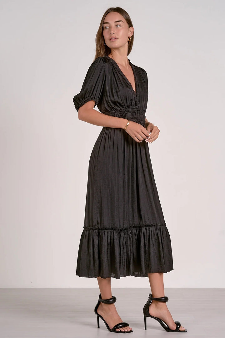 Midi V-Neck Dress