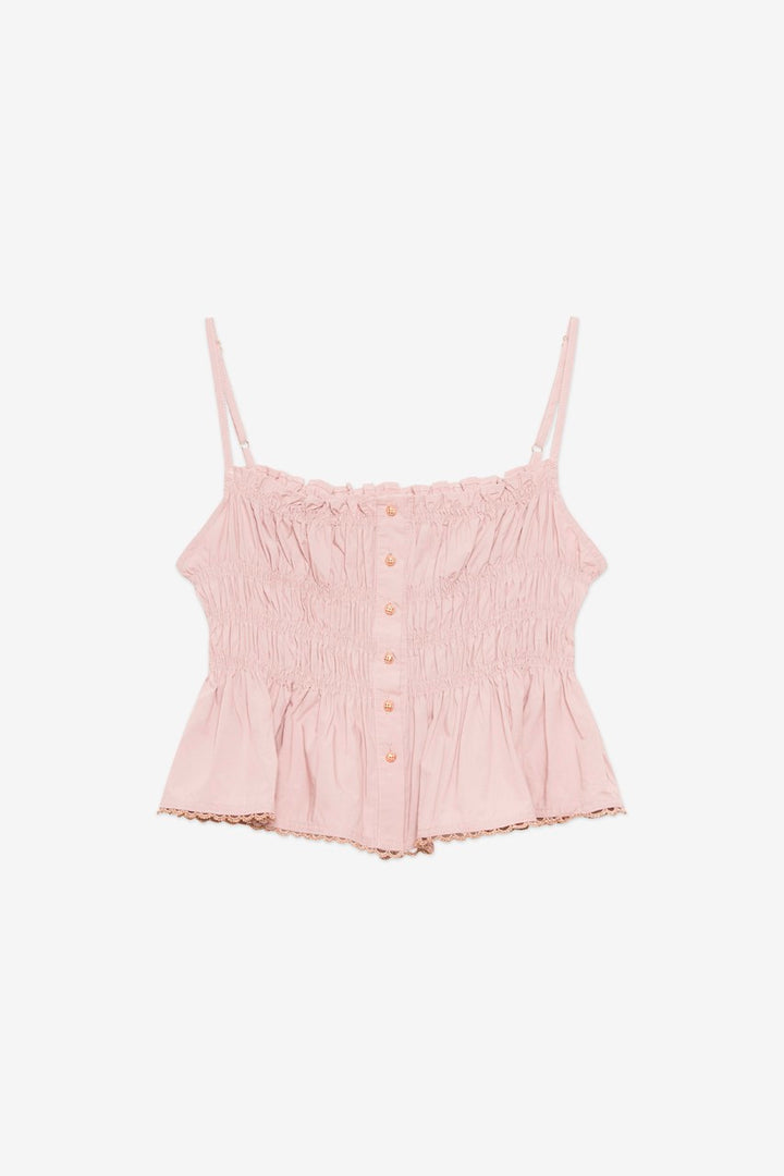 Smock Crop Top