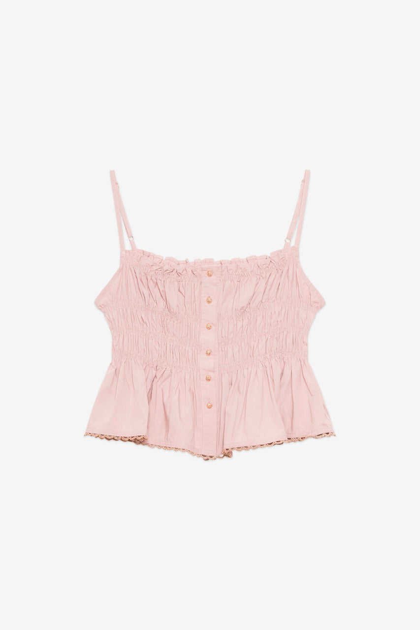 Smock Crop Top