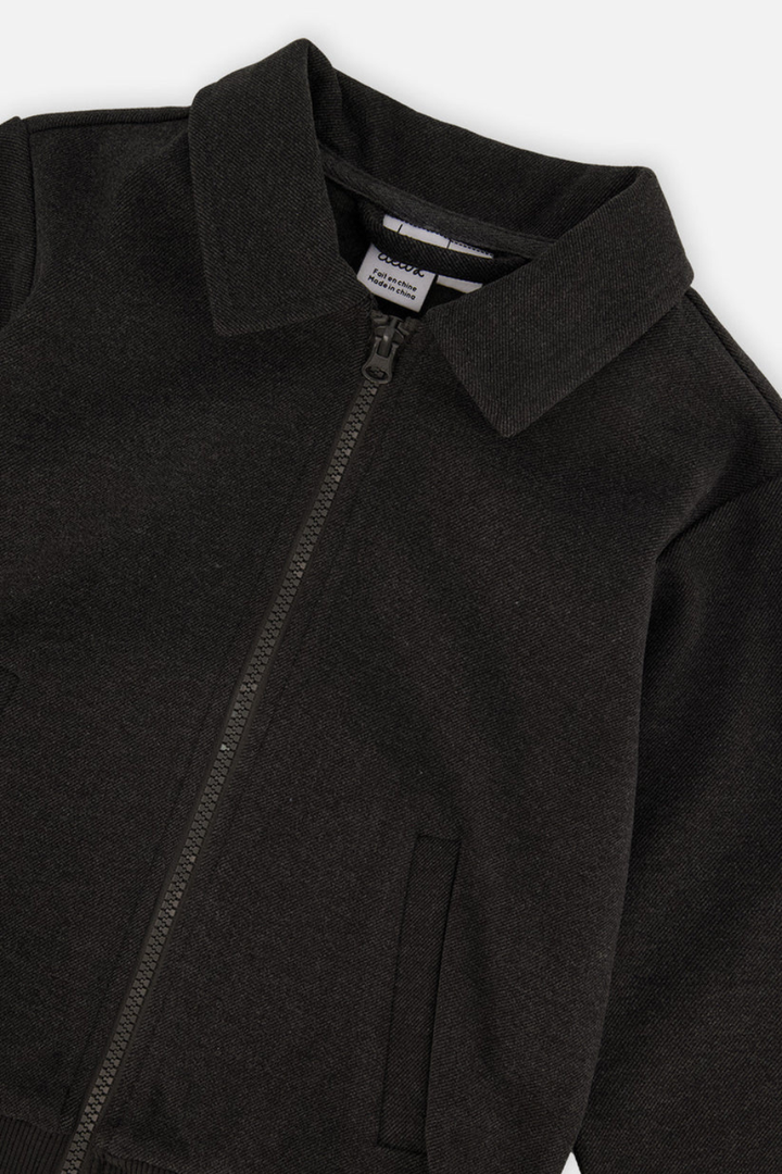 Deux Par Deux Front Zip Jacket