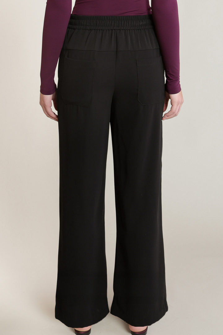 Dex Tessa Satin Wide-Leg Pant