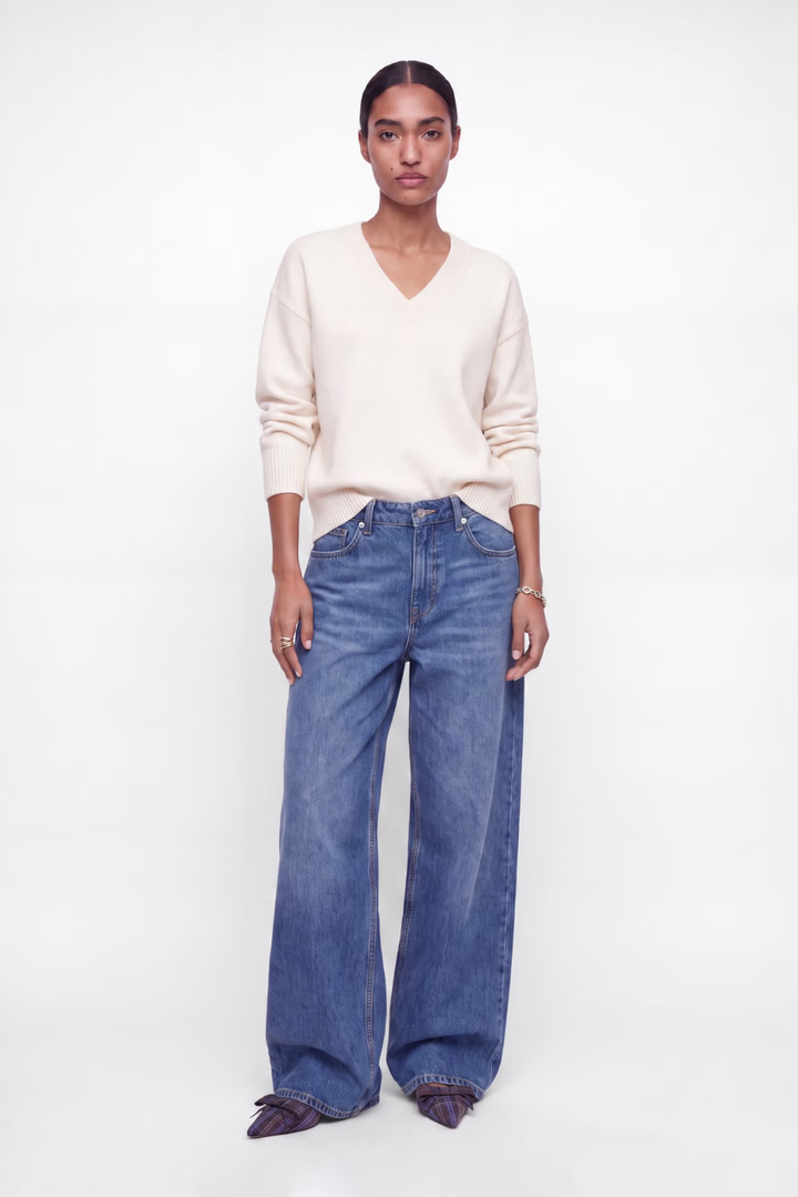JJXX Elsa V-Neck Knitted Pullover