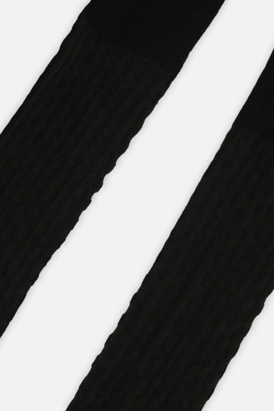 Black knit tights