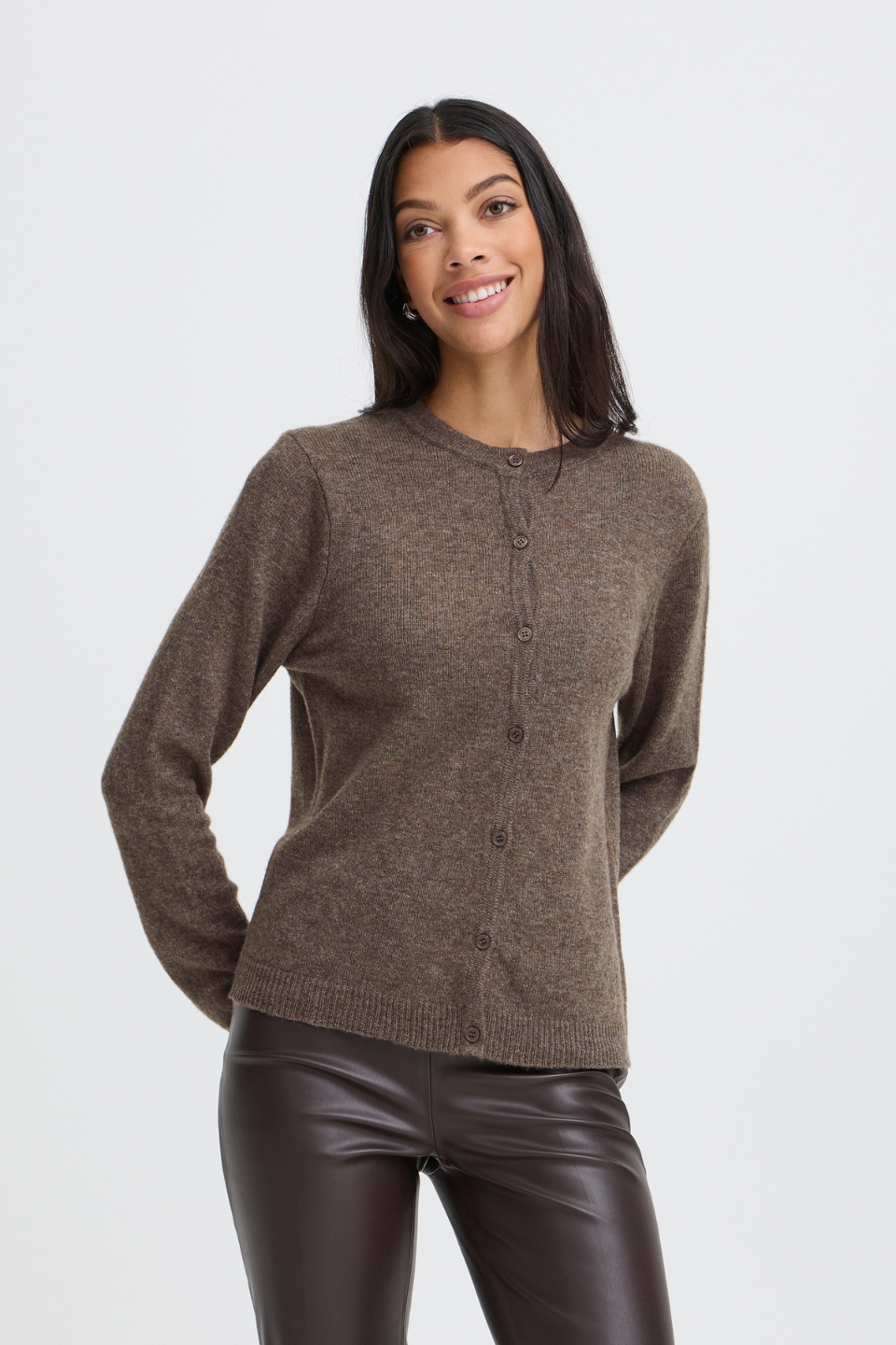 b.young Osanna Wool-Cashmere Cardigan