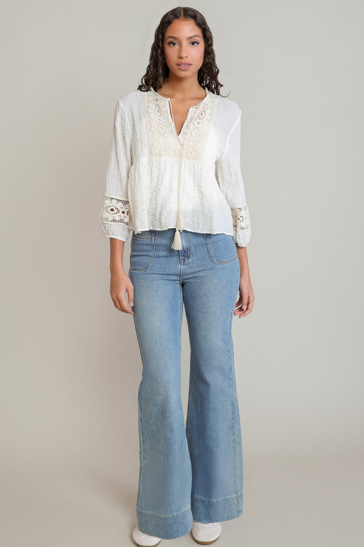 Dex Arabella Crochet Blouse