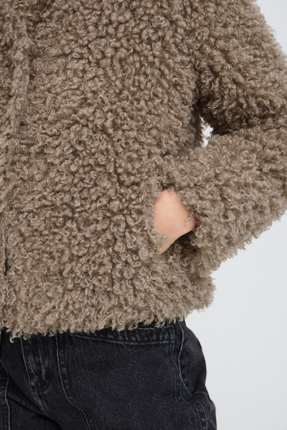 b.young Arinie Faux-Fur Jacket