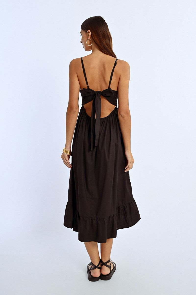 Long Dress With Ruffle