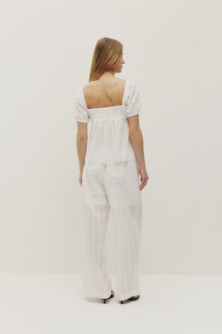 Elyna Peplum Top - Hot Peppers Clothing