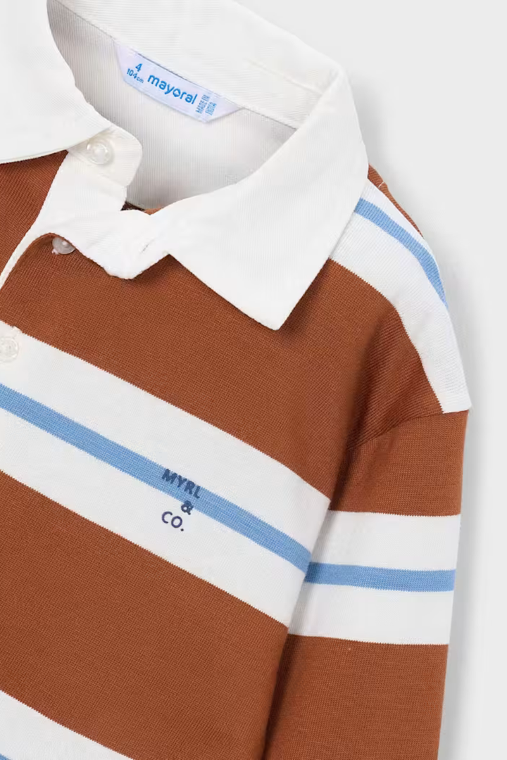 Mayoral Boy Striped Polo
