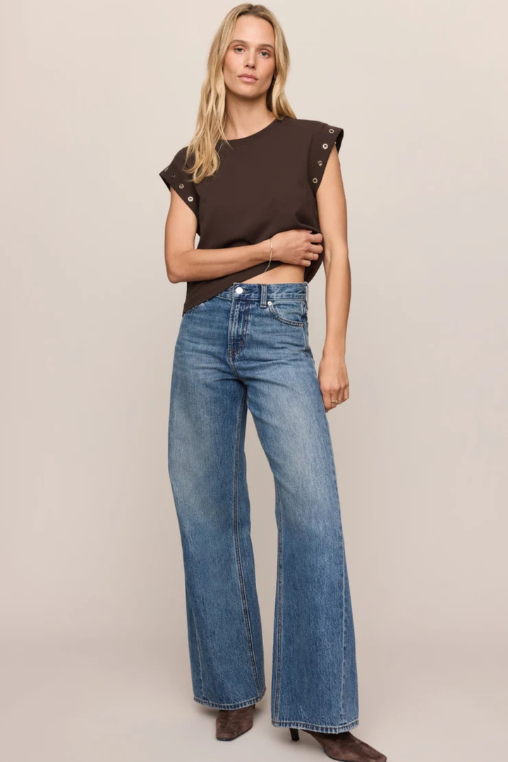 Z Supply Camino Grommet Muscle Tee