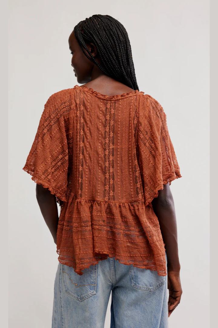 Free People in Your Dreams Lace Top FREE PEOPLE