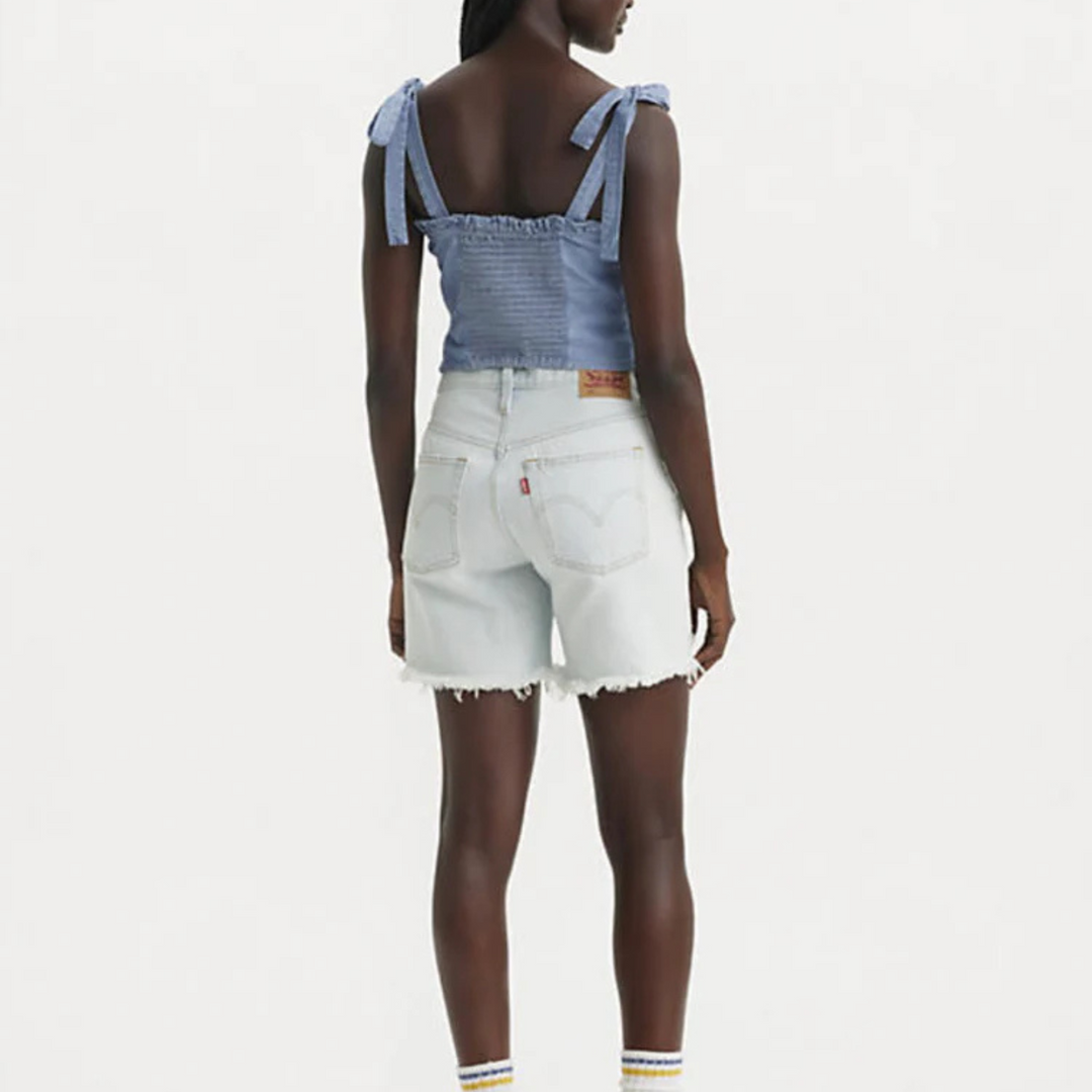 501 Mid Thigh Short in Fade Off