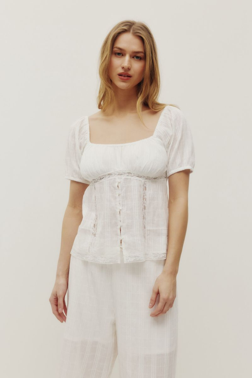 Elyna Peplum Top - Hot Peppers Clothing
