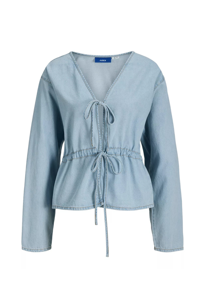 KENNEDY STRING DENIM SHIRT - Hot Peppers Clothing