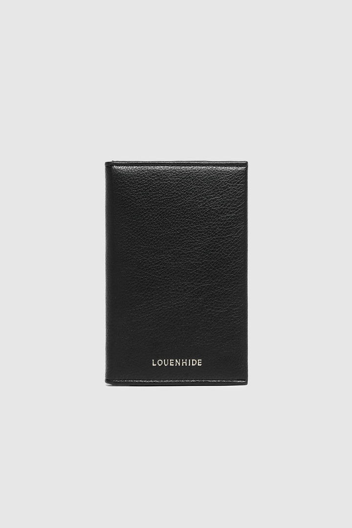 Venice Passport Holder in Black