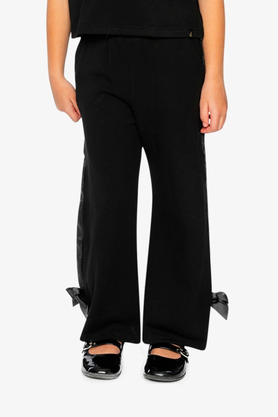 Deux Par Deux Flare Legs Milano Pants Black