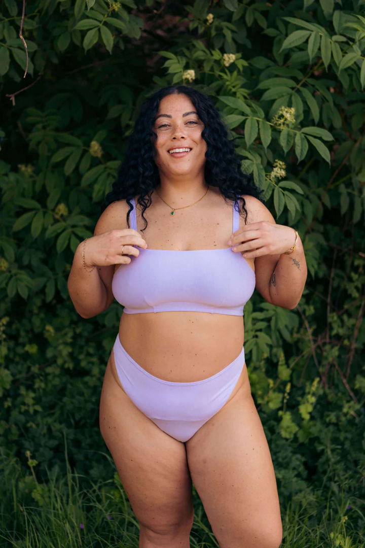 High Rise Thong in Lilac | Mineral Undies
