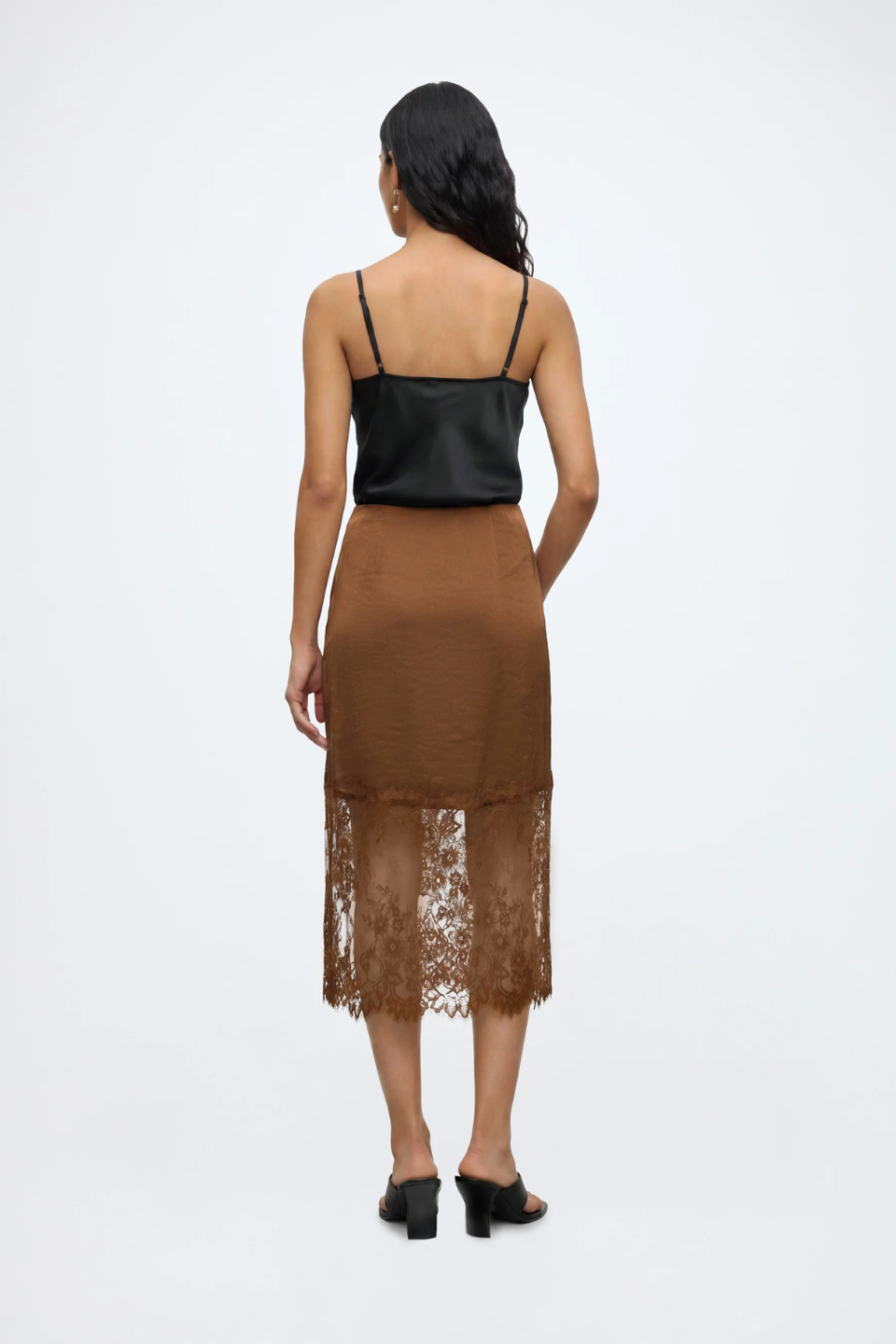 Vero Moda Mollie High-Waisted Lace Skirt