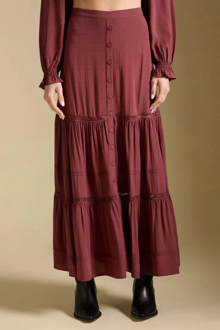 Saltwater Luxe Jaycee Midi Skirt