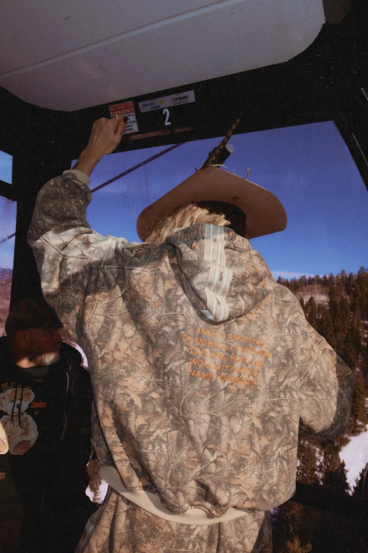SABBI THE NAME YOURSELF TREE CAMO HOODIE SABBI