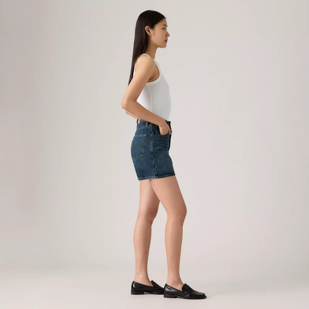 High Rise Cinch Mid-thigh Shorts