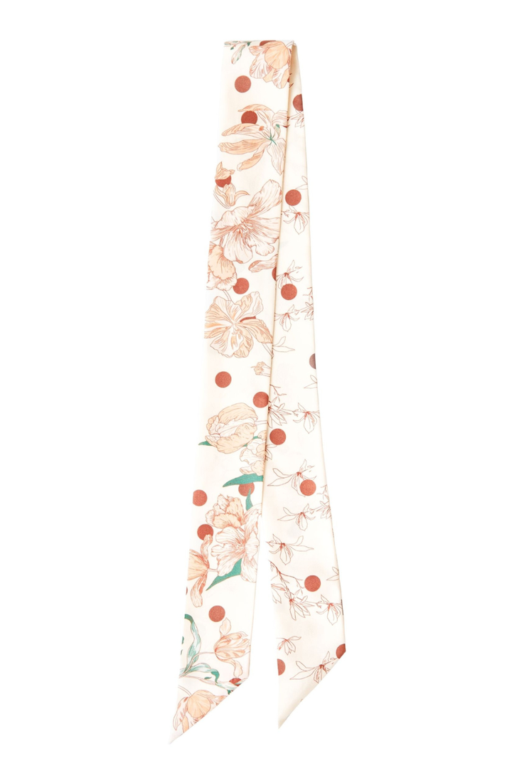 Palm Palm Blaire Silk Neck Tie Scarf Palm Palm